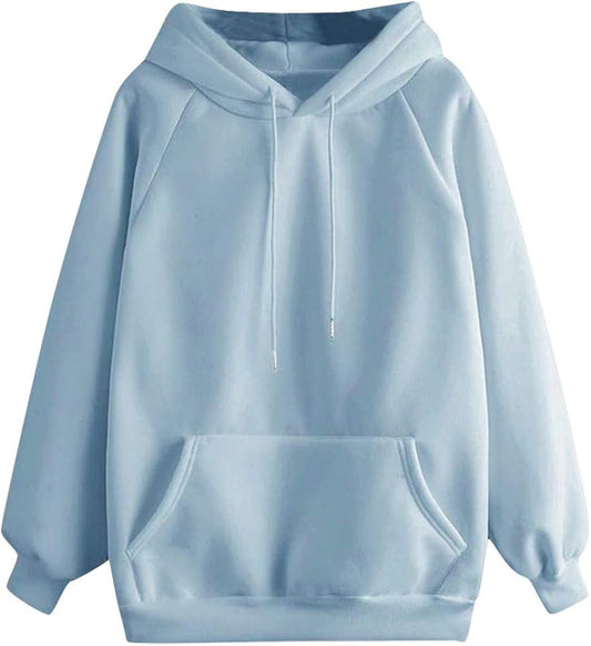 Ali Clothing Article 9046 Sky Blue Hoodie